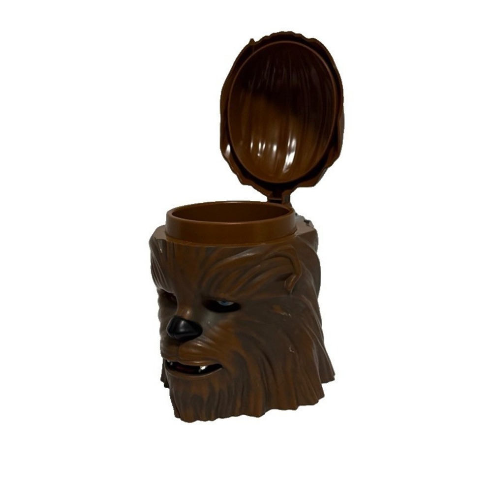 Disney Parks Exclusive Chewbacca Stein Cup with Lid Star Wars Mug 6" Plastic - Picture 2 of 10